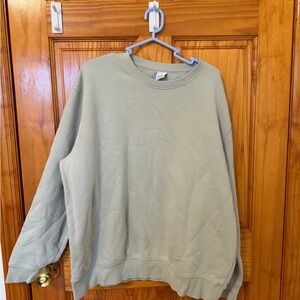 Zara Men's Sage Crewneck Sweater